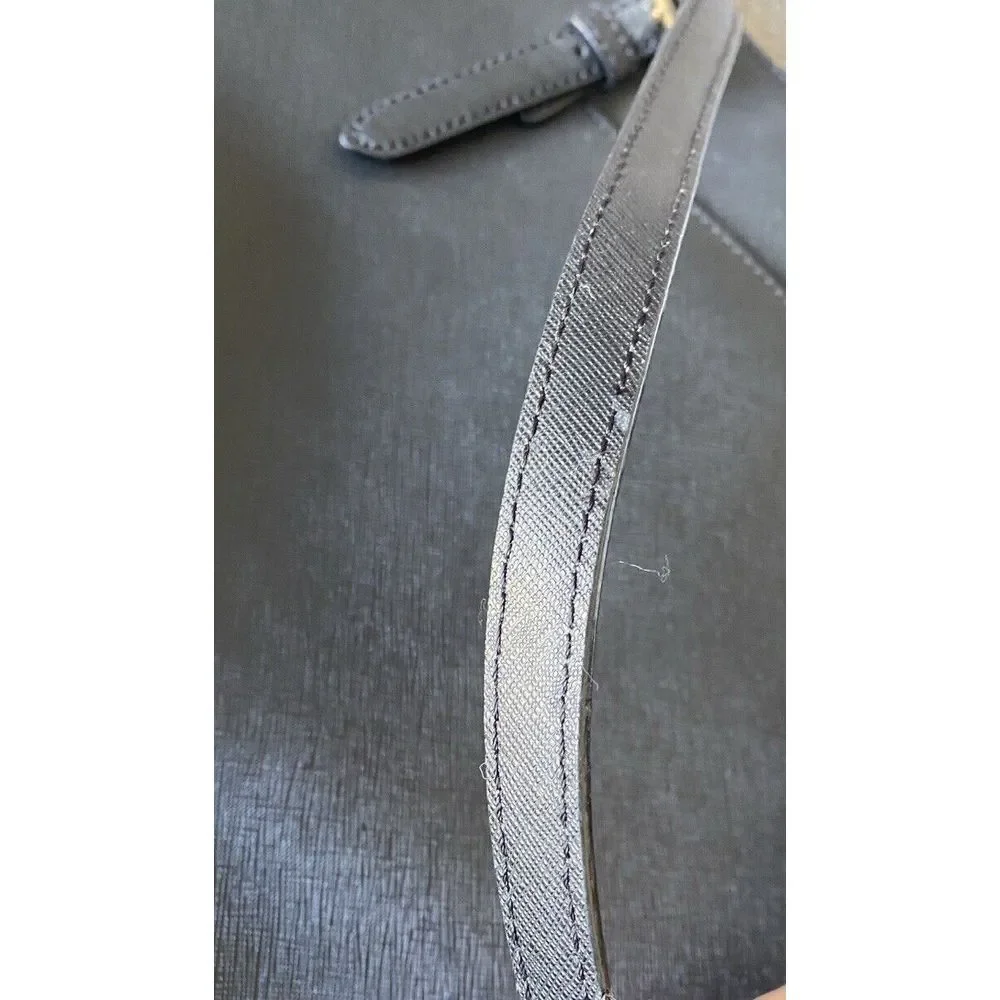MICHAEL KORS Travel Black Saffiano Leather‎ Tote Handbag